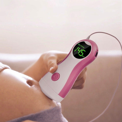Doppler Fœtal Digital avec casque - Écoute les battements de cœur de ton bébé à domicile