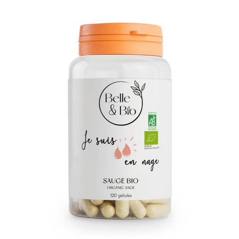 Sauge Bio Ménopause 120 gélules – Retrouve ton confort pendant la ménopause