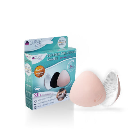 Coussinets d’allaitement slim blancs – Discrétion, douceur et protection au quotidien