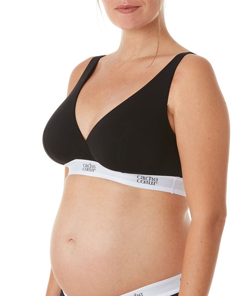 Brassière Allaitement Life Noir – Maintien, douceur et praticité au quotidien