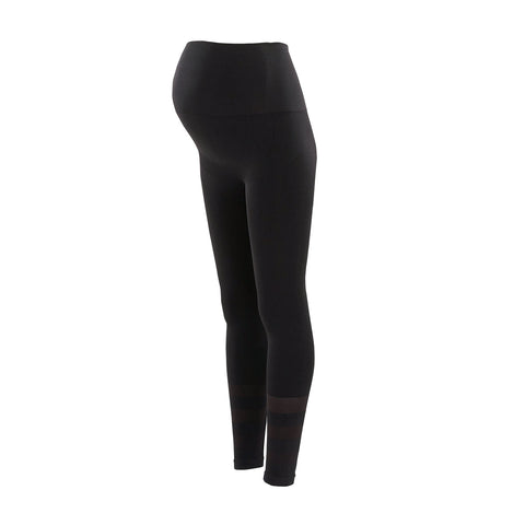 Legging de Sport de Grossesse Woma – Noir – Cache Cœur