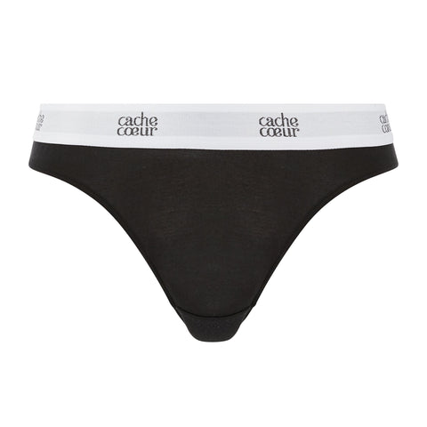 Culotte de grossesse Life – Noir – Cache Coeur