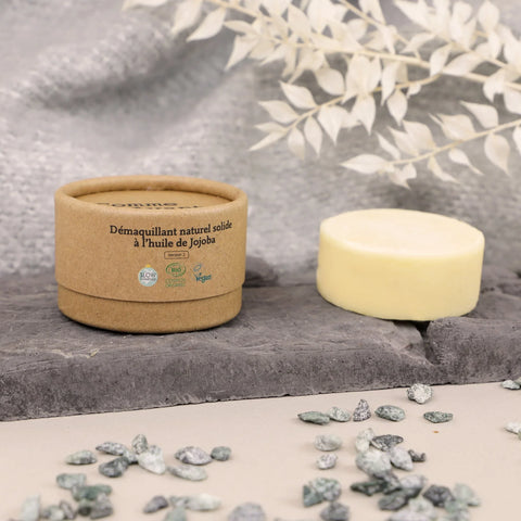 Démaquillant Solide Bio à l'Huile de Jojoba – Douceur et efficacité au naturel