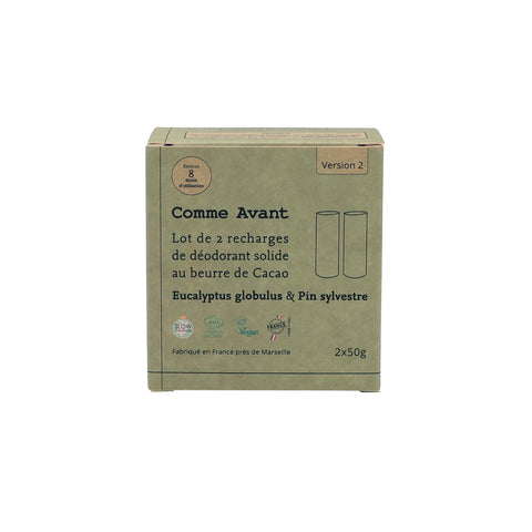 Déodorant Solide Bio au beurre de cacao - Fraîcheur naturelle et respect de la peau