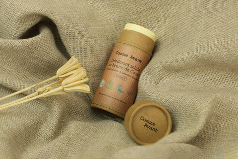 Déodorant Solide Bio au beurre de cacao - Géranium & Menthe Poivrée  – Fraîcheur végétale et protection naturelle