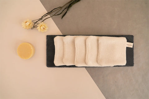 Lingettes démaquillantes lavables – Douceur bio pour ta peau et la planète