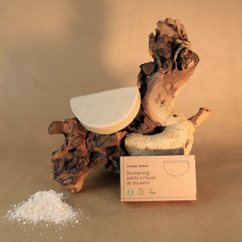 Shampoing Solide Bio à l’Huile de Noisette – Équilibre et douceur pour tes cheveux