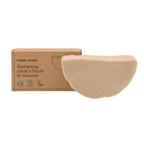 Shampoing Solide Bio à l’Huile de Noisette – Équilibre et douceur pour tes cheveux