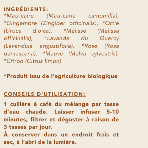 Infusion Bio Bébé & Moi – Grossesse & Nausées – Curanderas