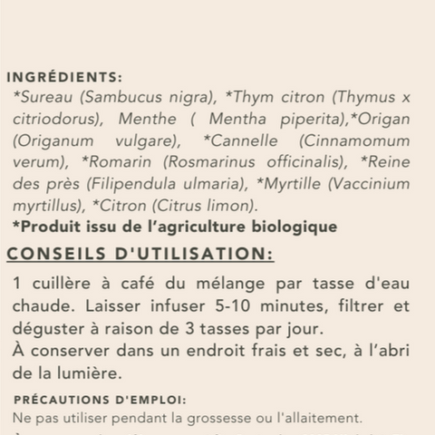 Infusion Bio Doux Hiver de 65 g