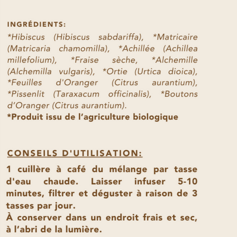 Infusion Bio Les Premières Lunes - Accompagnement cycle jeunes filles de 65 g