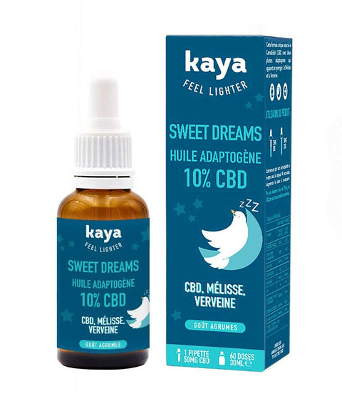 Sweet Dream – Huile adaptogène CBD 10 % – 10 ml – Kaya