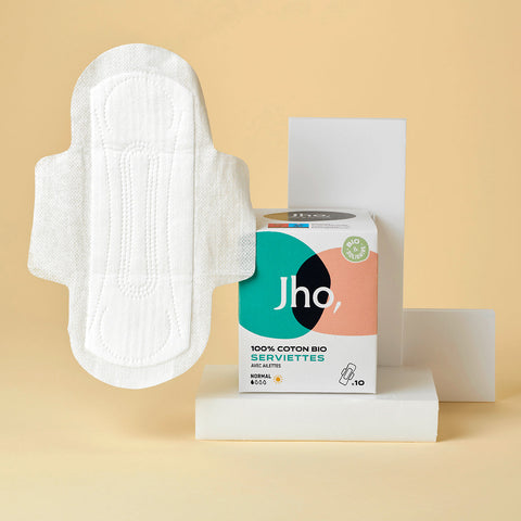 Serviettes jetables normal jour x10 – Jho