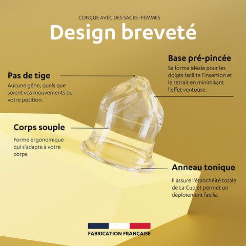 Cup menstruelle – Flux fort à très fort (taille L)