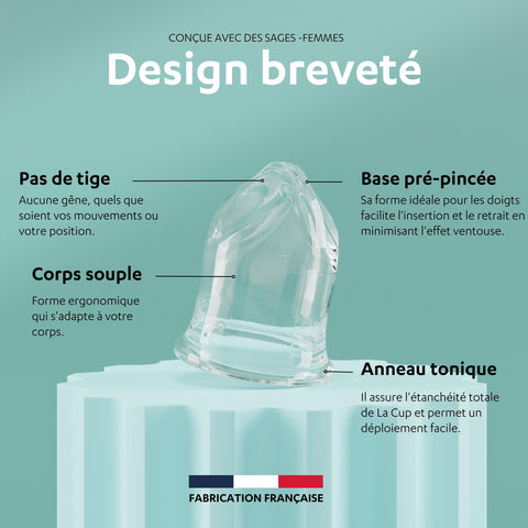 Cup menstruelle – Flux faible à moyen (taille S)
