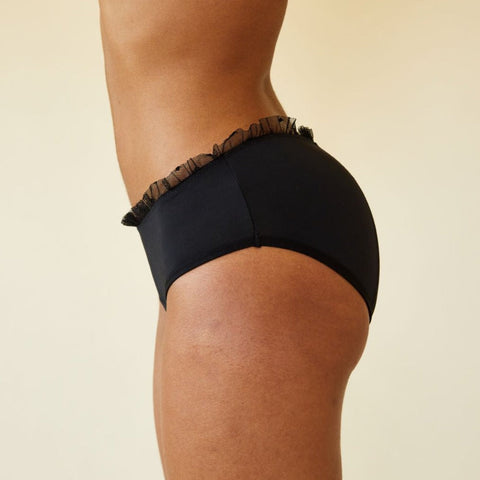 Culotte Colette flux abondant – Noir – Sisters Republic