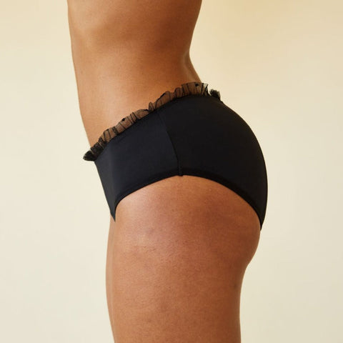 Culotte Colette flux moyen – Noir – Sisters Republic