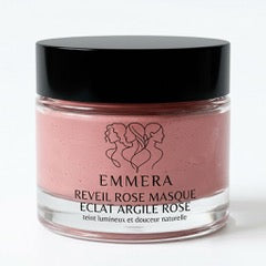 REVEIL ROSE Emmera  Masque éclat — Argile rose Teint lumineux & douceur naturelle