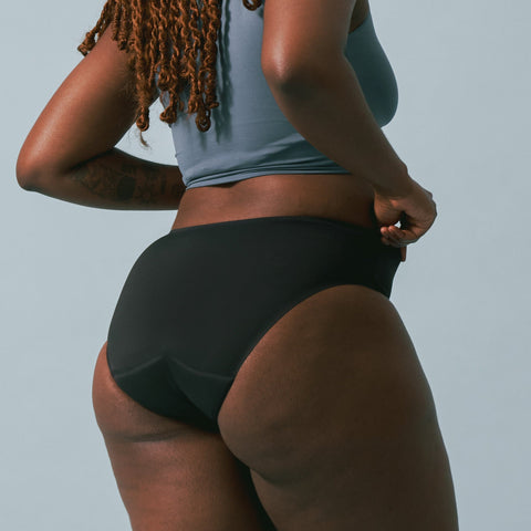 Culotte menstruelle Artémis Flux Abondant Noire - Smoon