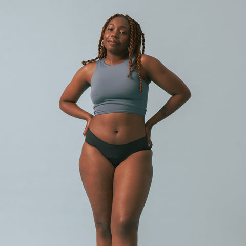 Culotte menstruelle Artémis Flux Abondant Noire - Smoon