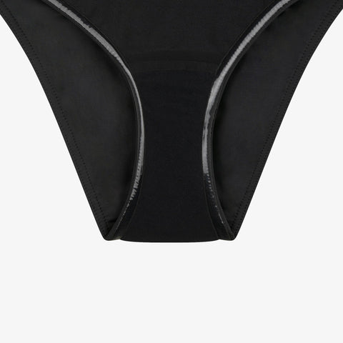 Bas de Maillot de bain menstruel Océanides Flux Moyen Noir