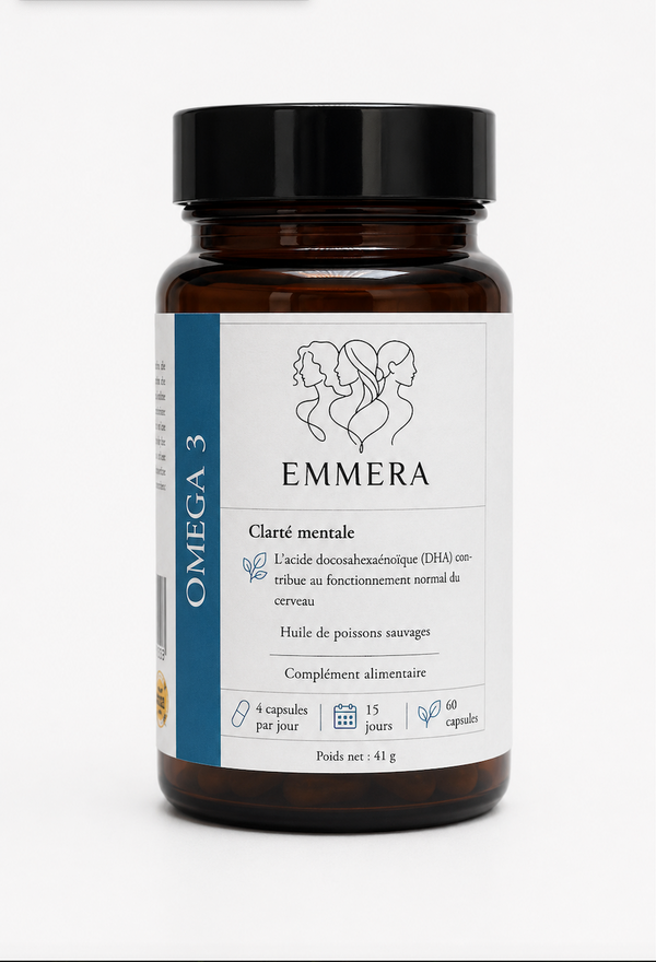 OMEGA3 EPA&DHA haute qualité pour équilibre et bien être global féminin