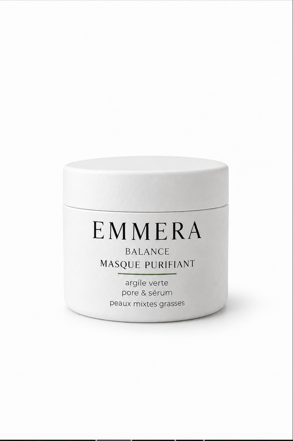 Balance EMMERA  Masque purifiant argile verte pores & sébum peaux mixtes à grasses