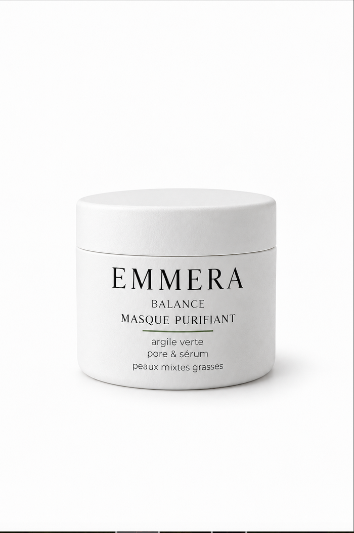 Balance EMMERA  Masque purifiant argile verte pores & sébum peaux mixtes à grasses