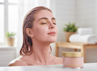 Masque Crème Rose – Soin apaisant visage et cuir chevelu | 200 ml